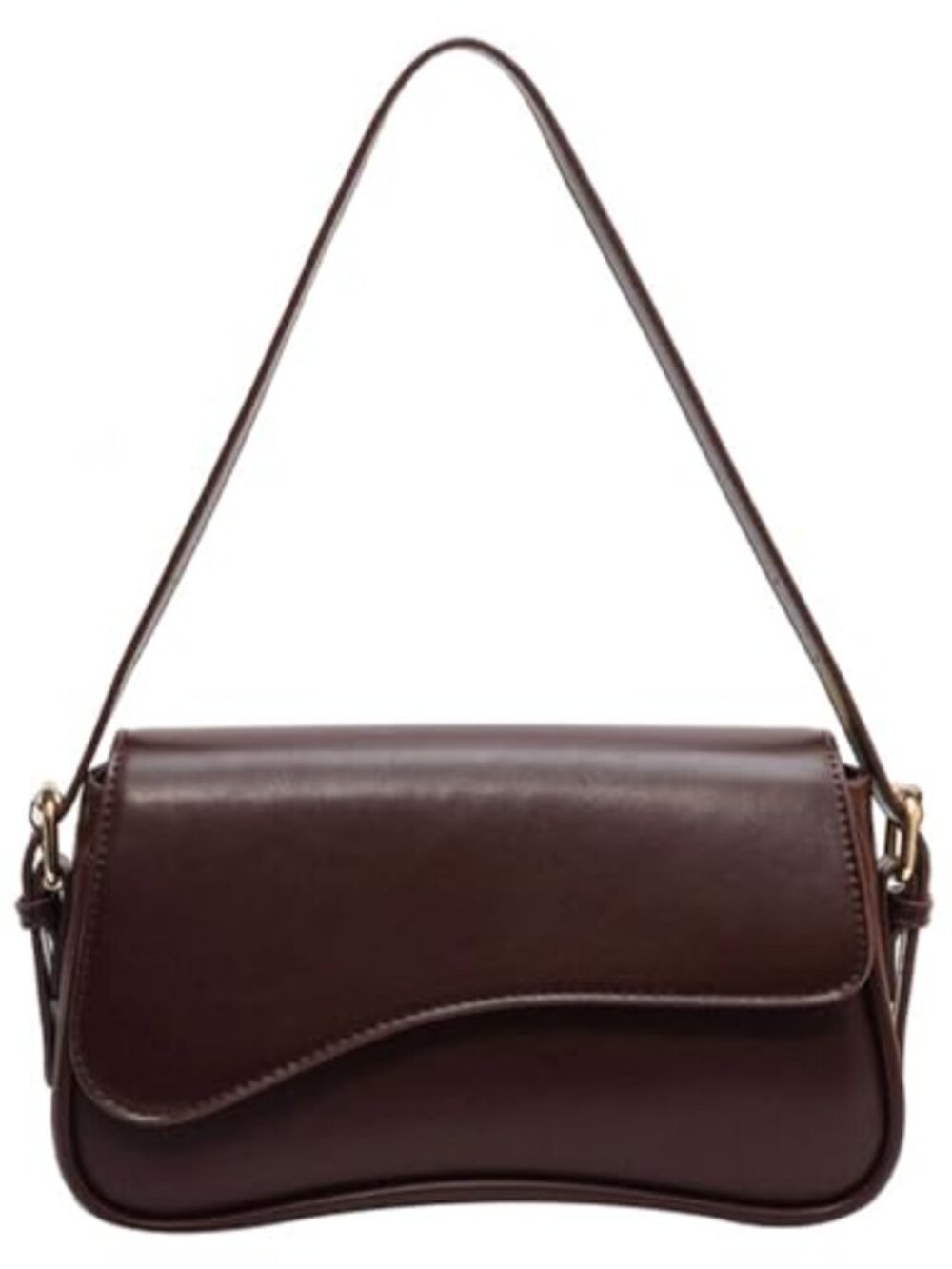 Hobo Shoulder Bag PU Leather Retro Y2K Underarm Tote for Women